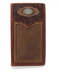 Just 1 Time® Men's Cattle Driven Checkbook Wallet