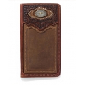 Just 1 Time® Men's Cattle Driven Checkbook Wallet