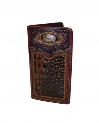 Just 1 Time® Men's Cattle Drive Checkbook Wallet