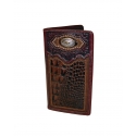 Just 1 Time® Men's Cattle Drive Checkbook Wallet