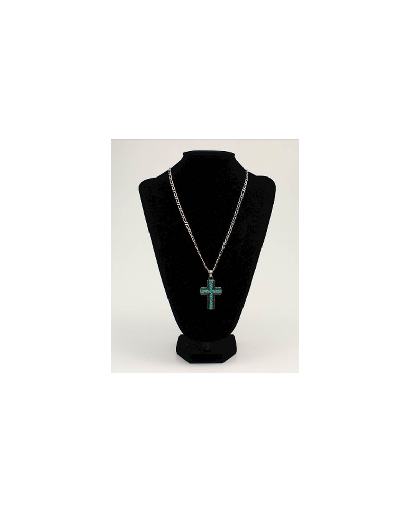 Handcrafted Turquoise Cross — Bowlin Travel Centers, Inc.