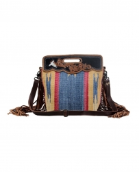 Myra Bag® Ladies' Blue Stream Tooled Bag