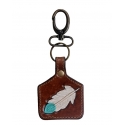 Myra Bag® Azure Quill Keychain