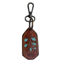 Myra Bag® Turquoise Petal Keychain