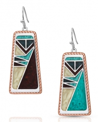 Montana Silversmiths® Ladies' Am Legends Tablet Earrings