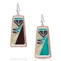 Montana Silversmiths® Ladies' Am Legends Tablet Earrings