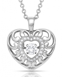 Montana Silversmiths® Ladies' Waves Of Love Heart Necklace