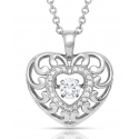 Montana Silversmiths® Ladies' Waves Of Love Heart Necklace