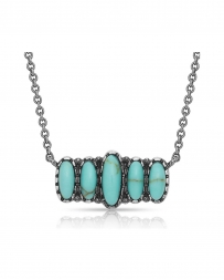Montana Silversmiths® Ladies' Turquoise Quint Bar Necklace