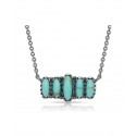 Montana Silversmiths® Ladies' Turquoise Quint Bar Necklace