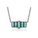 Montana Silversmiths® Ladies' Turquoise Quint Bar Necklace