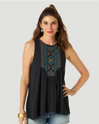 Wrangler Retro® Ladies' Embroidered Swing Tank