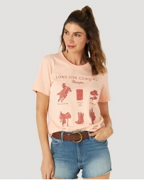 Wrangler Retro® Ladies' Long Live Cowgirls Graphic Tee