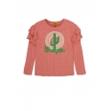Wrangler® Girls' Ruffle Sleeve Cactus Graphic