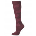 Boot Doctor® Ladies' Red Over The Calf Sock