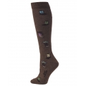 Boot Doctor® Ladies' Brown Over The Calf Sock