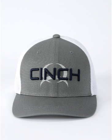 Cinch® Men's Grey/White Ball Cap - Fort 