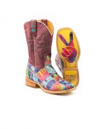 Tin Haul® Ladies' Trippy Chick Peace Boots