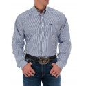 Cinch® Men's LS Stripe Royal Buttondown