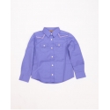 Wrangler® Girls' Purple LS Snap Shirt