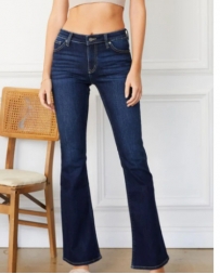 Kancan® Ladies' Mid Rise Flare Jeans