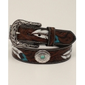 Ariat® Ladies' Painted Feather Belt