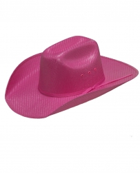 M&F Western Products® Girls' Pink Straw Hat