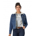 Wrangler® Ladies' Sherpa Lined Denim Jacket