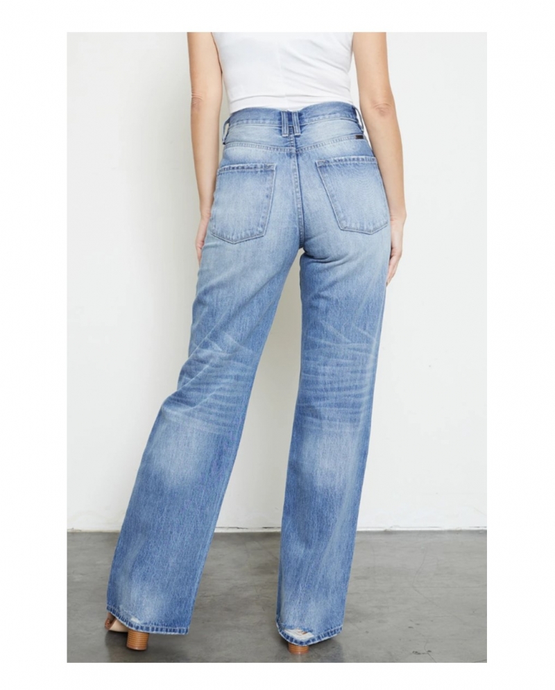 kancan high rise super flare jeans