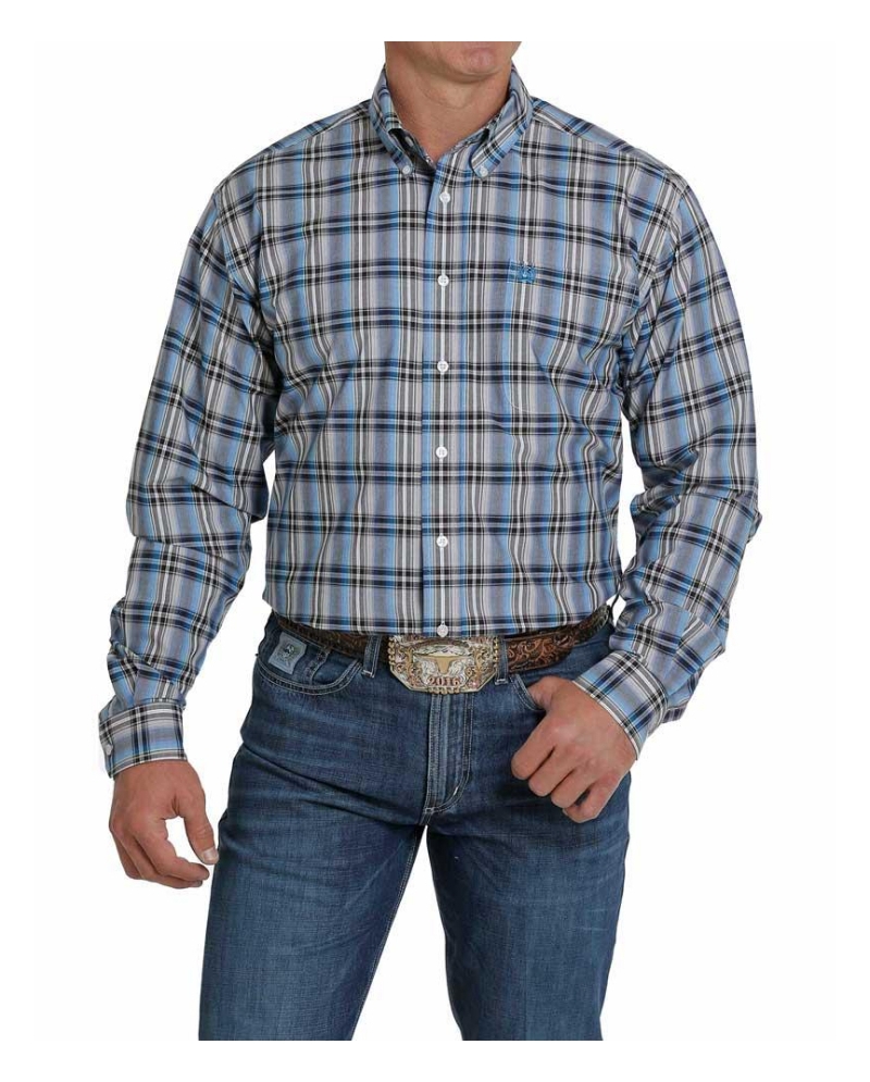 Cinch® Men's Classic LS Plaid Shirt - Fort Brands