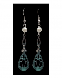 M&F Western Products® Ladies' Patina Filigree Earrings