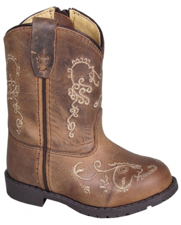 Smoky Mountain® Boots Girls' Toddler Brown Floral Boots