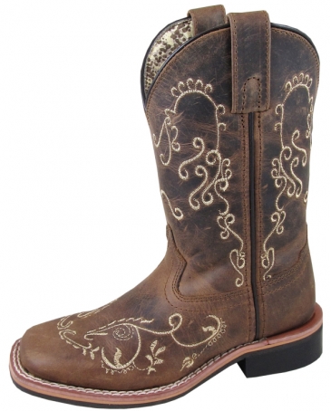 Smoky Mountain® Boots Girls' Childs Brown Floral Boot