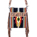 American Darling Ladies' Hand Tooled Aztec Rug Bag