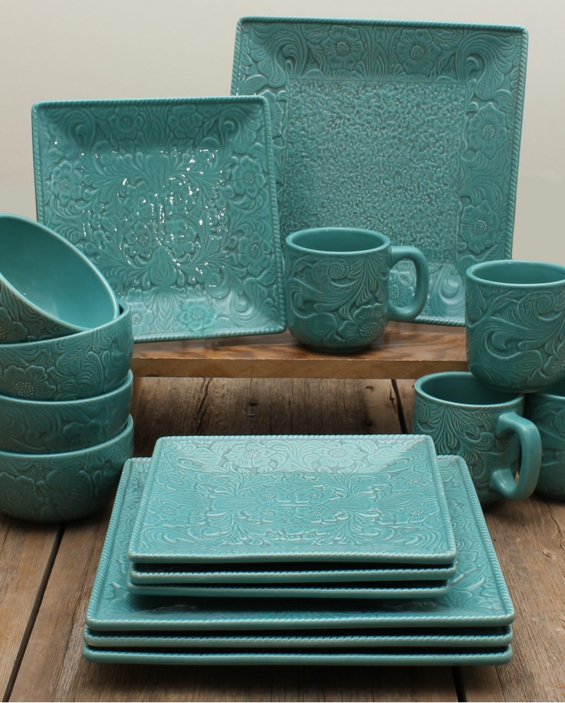 HiEnd Accents® Savannah 16 Piece Dinnerware Set Fort Brands