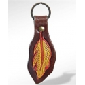 American Darling Ladies' Feather Stamped Keychain