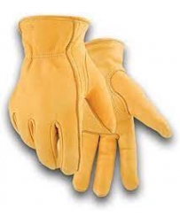 Golden Stag® Men's Red Fleece Lined Elkskin Glove