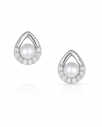 Montana Silversmiths® Ladies' Pearl Post Earrings