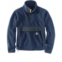 Carhartt® Men's Fleece Pullover 1/4 Bluestone