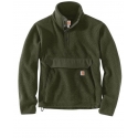 Carhartt® Men's Fleece Pullover 1/4 Basil