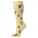 Boot Doctor® Ladies' Yellow Cactus Crew Sock