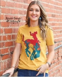 Rowdy Crowd Clothing® Ladies' Bowie Bronc Tee