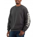 Carhartt® Men's Sleeve Logo Crew Sweatshirt
