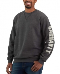 Carhartt® Men's Sleeve Logo Crew Sweatshirt - Big and Tall