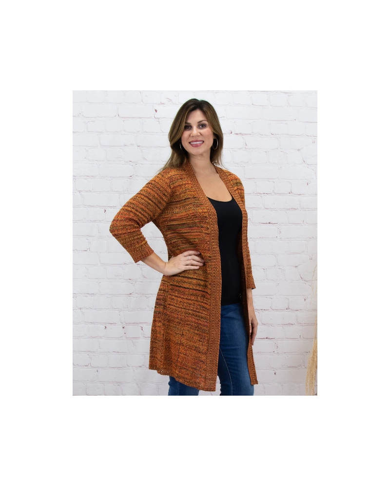 Ladies clearance rust cardigan