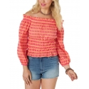 Wrangler® Ladies' Off Shoulder Crop Top