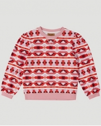 Wrangler® Girls' LS Print Sweatshirt
