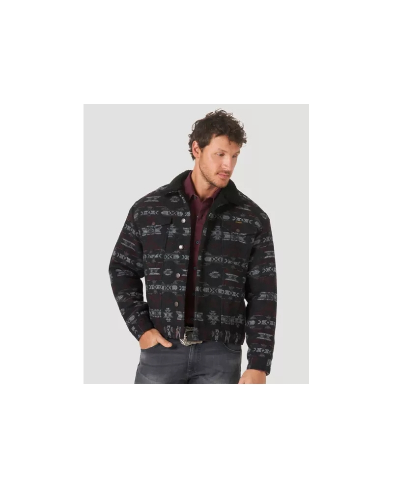 Wrangler® Men's Aztec Jaquard Jacket 