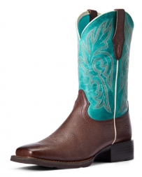 Ariat® Ladies' Cattle Drive Brown/Turquoise