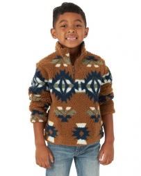 Wrangler® Boys' Aztec Sherpa 1/4 Zip